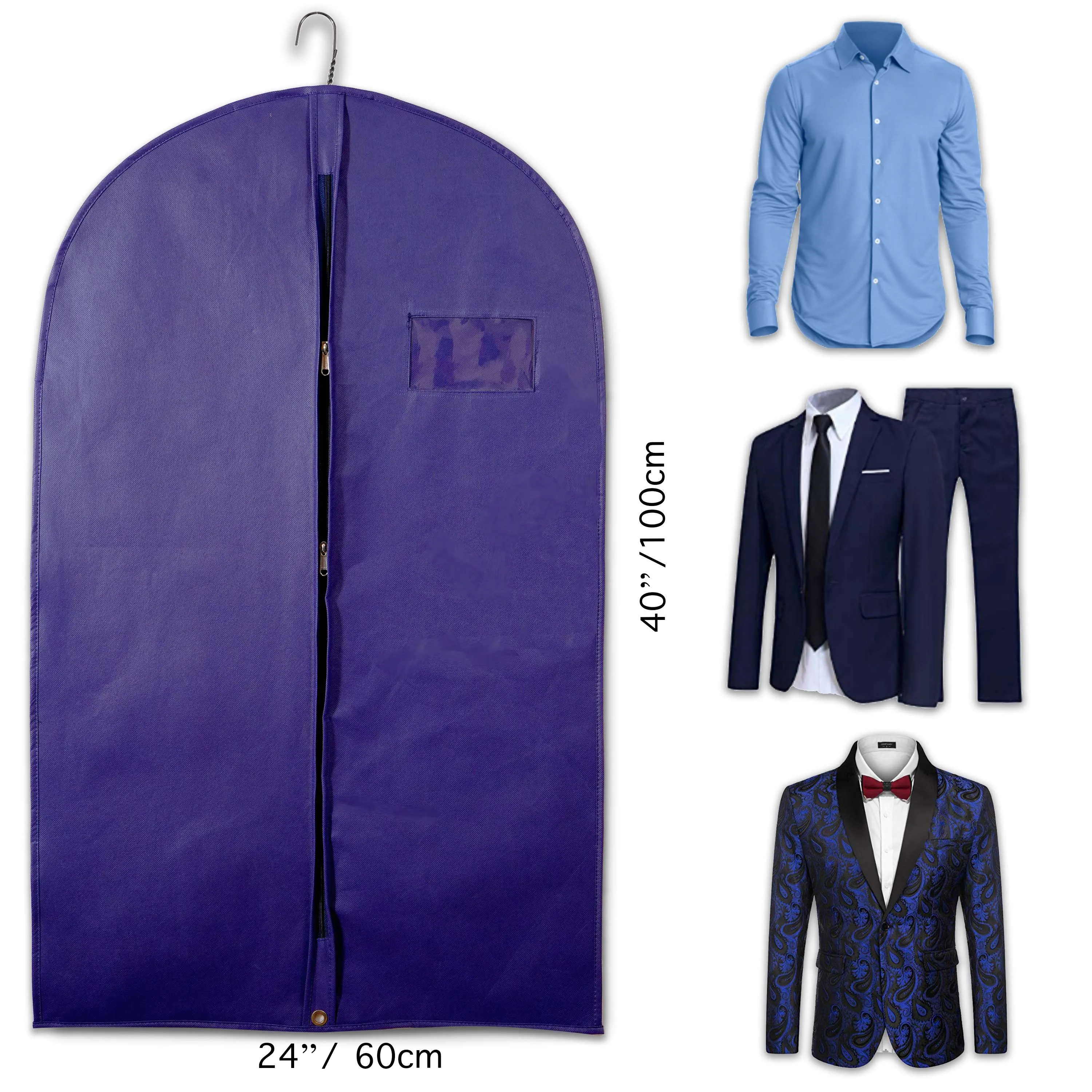 Suit Coat Cover - 40" Blue