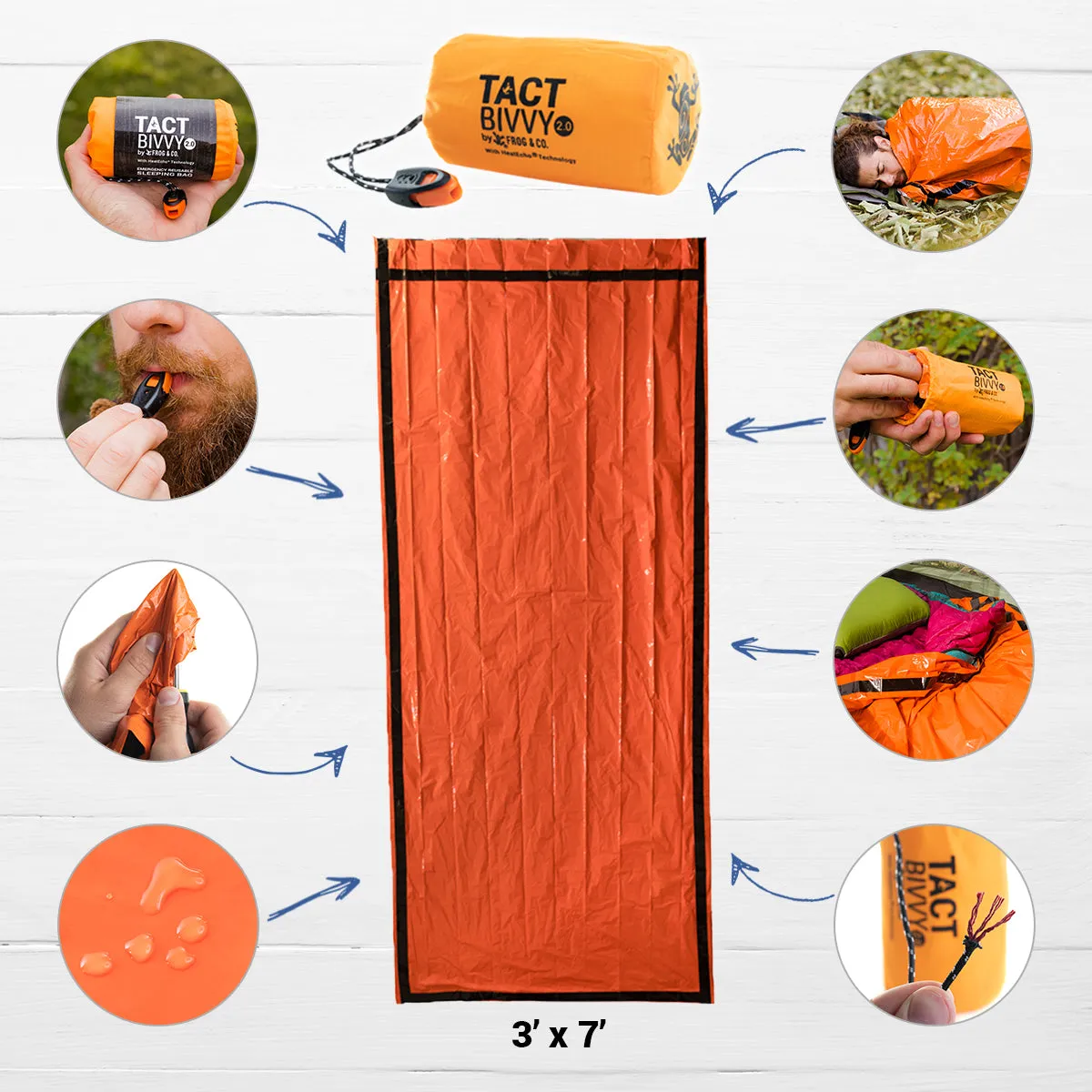 Tact Bivvy® 2.0 Emergency Sleeping Bag