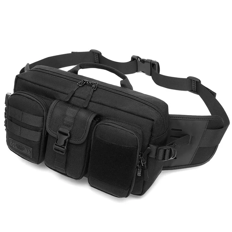 Tactical Sling Fanny Bag for Men Fashion Outdoor Sports Chest Bags Waterproof