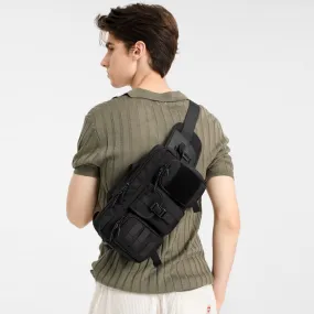 Tactical Sling Fanny Bag for Men Fashion Outdoor Sports Chest Bags Waterproof