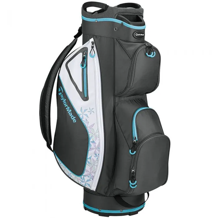 TaylorMade Kalea Ladies Cart Bag - Charcoal/Blue