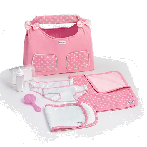 The Ashton - Drake Galleries Diaper Bag Accessory Set Created For So Truly Mine® Baby Dolls