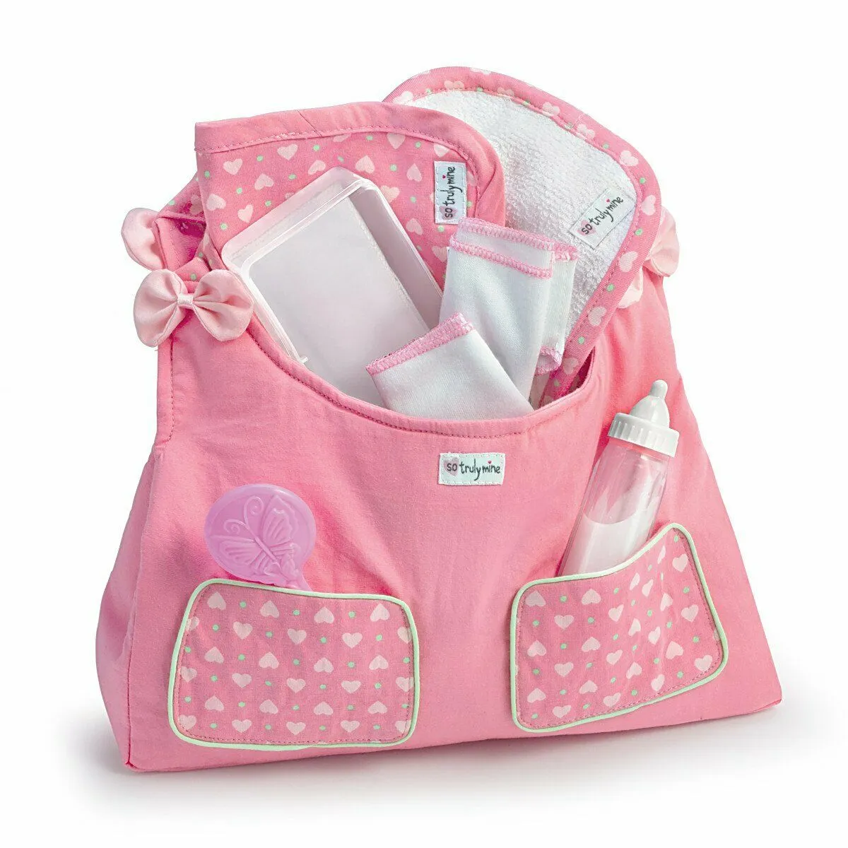 The Ashton - Drake Galleries Diaper Bag Accessory Set Created For So Truly Mine® Baby Dolls