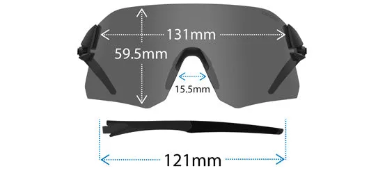 Tifosi Sunglasses Rail Blackout Interchange