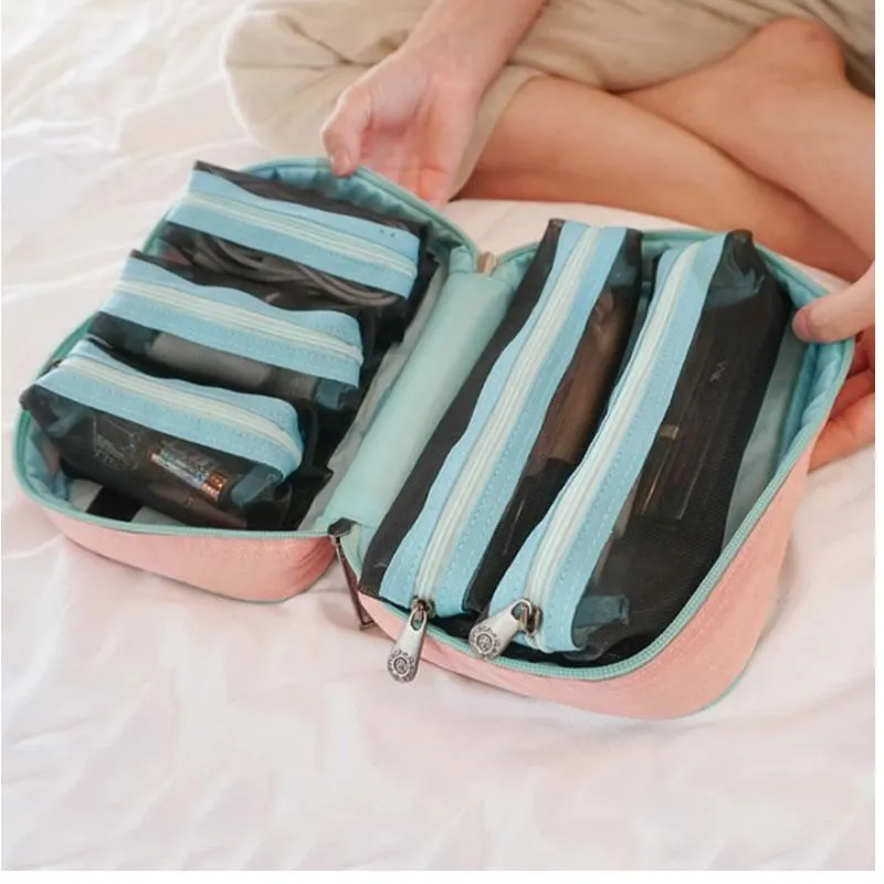 Toiletry Bag Travel Organizer Black RD-53