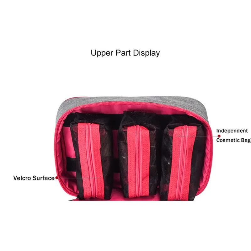 Toiletry Bag Travel Organizer Black RD-53