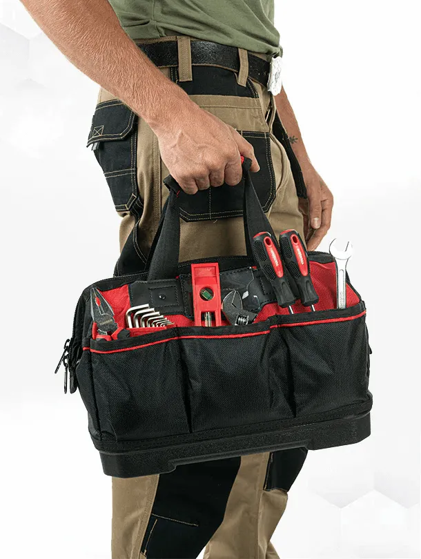 ToughHub 14 Inch Hard Base Tool Bag