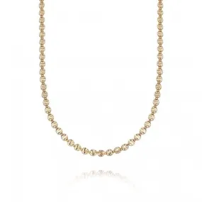 Treasures Sunburst Chain 18ct Gold Plated Necklace TN06_GP