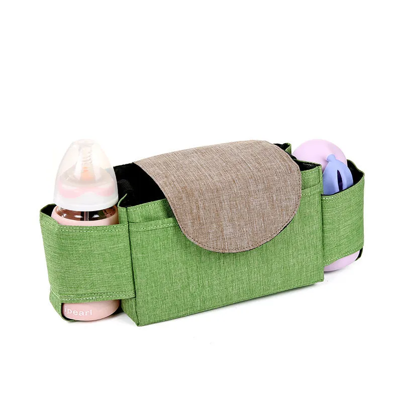 Universal Baby Stroller Organizer Bag with Cup Holders Buggy Diaper Bag