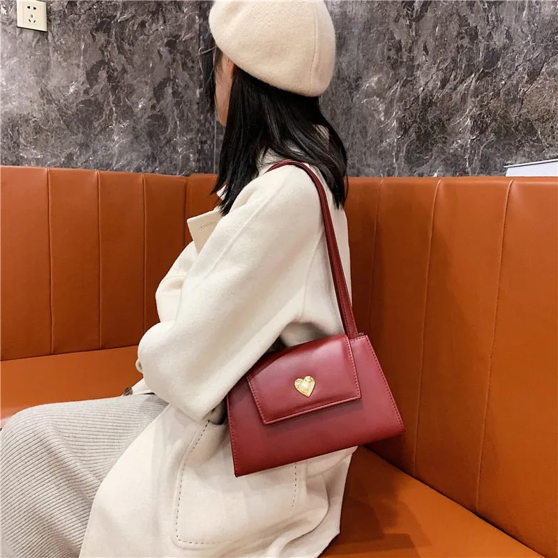 Uniwim Retro Heart Shoulder Bag