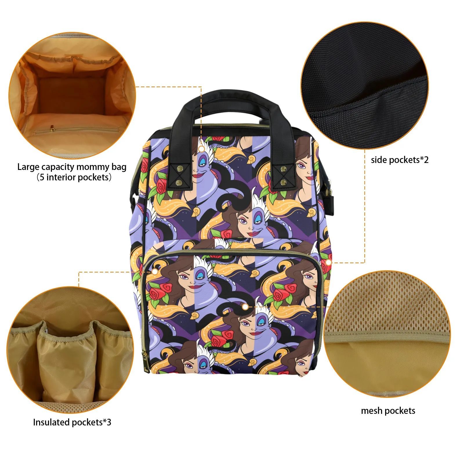 Ursula Multi-Function Diaper Bag