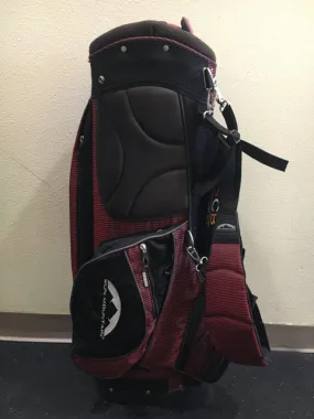 Used Sun Mountain Speed Cart Bag Red/Black Golf Cart Bag