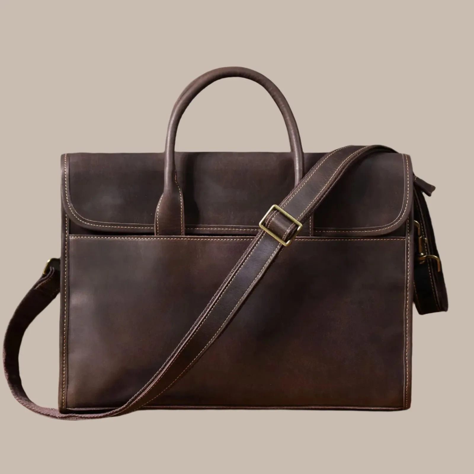 Vintage Genuine Leather Laptop Bags