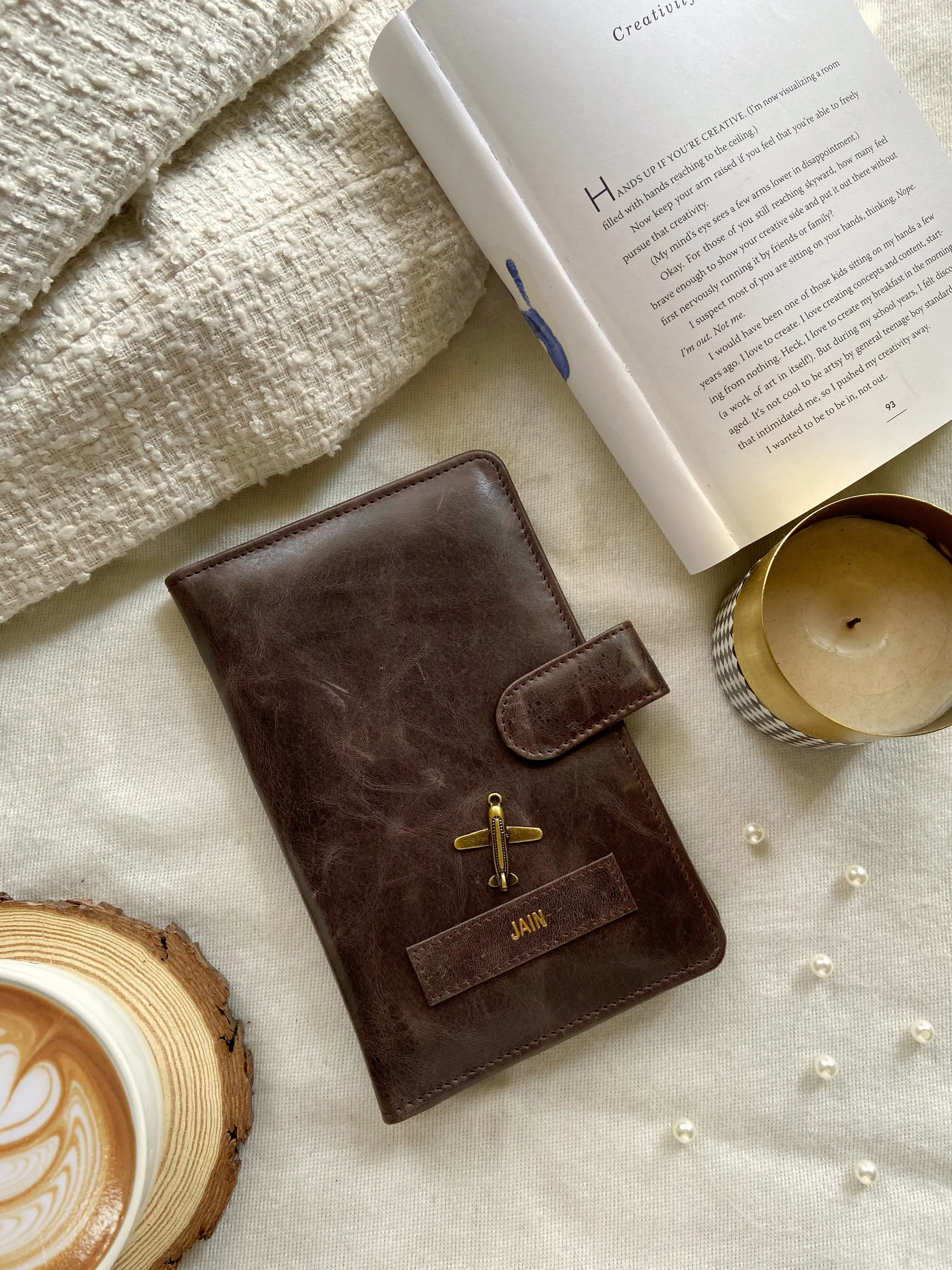 Vintage Genuine Leather Travel Wallet