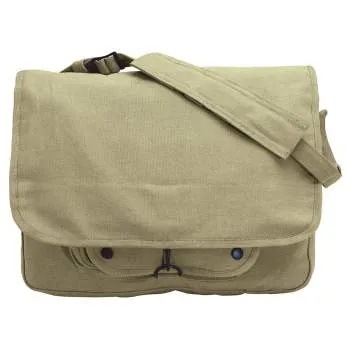 Vintage Style Canvas Paratrooper Bag