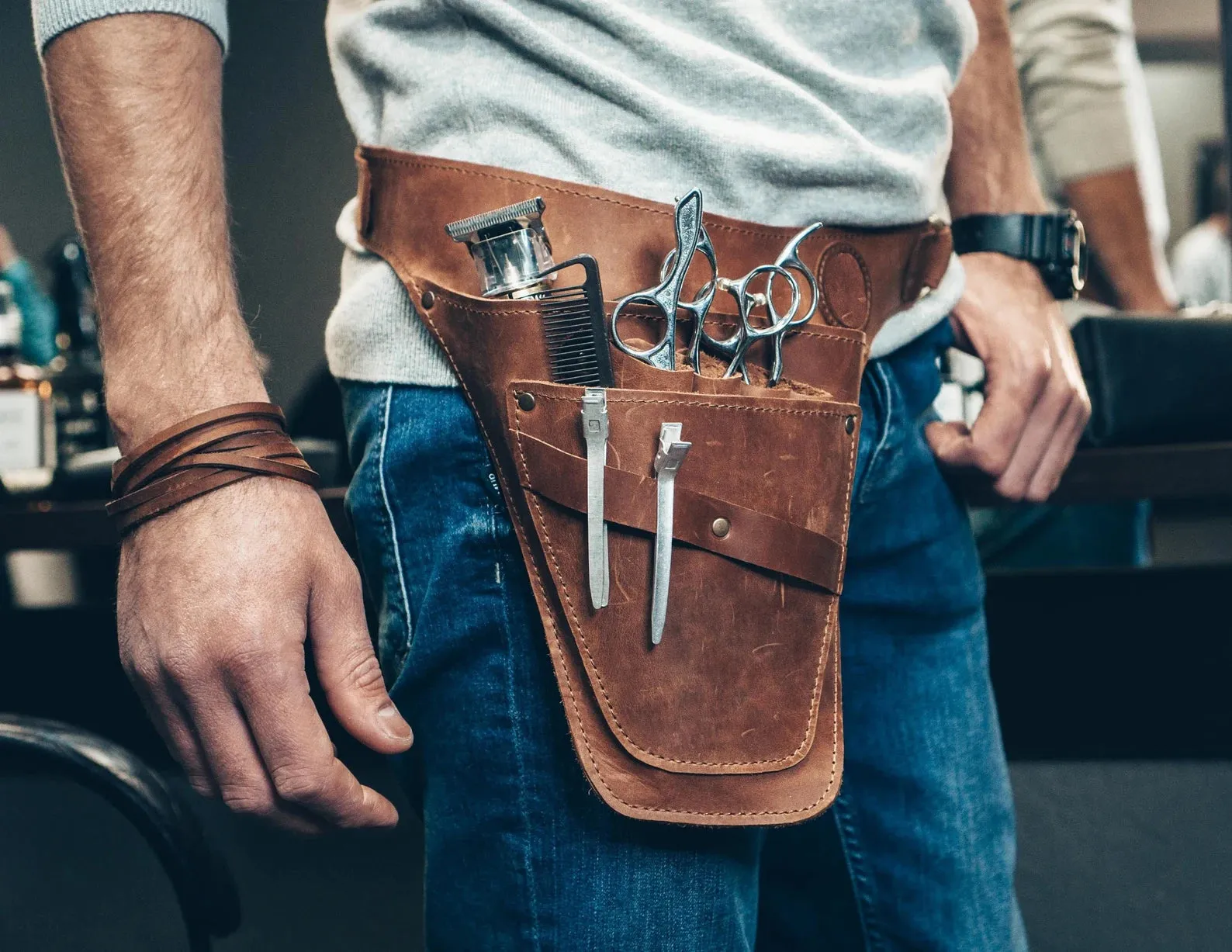 Waist Holster Tool Bag | Florist Tool Belt | Barber Tool Case Pouch