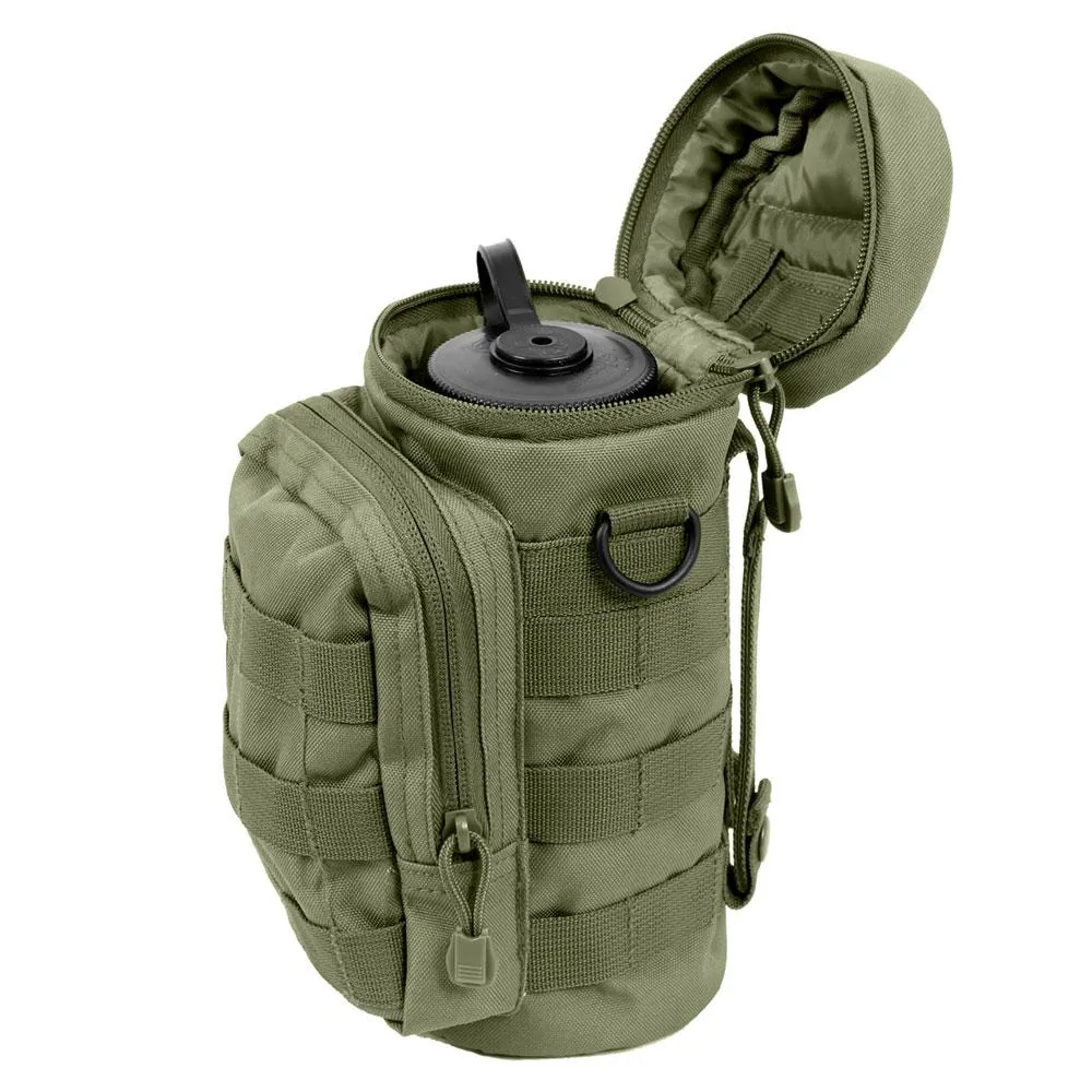 Water Bottle Survival Kit With MOLLE Compatible Pouch