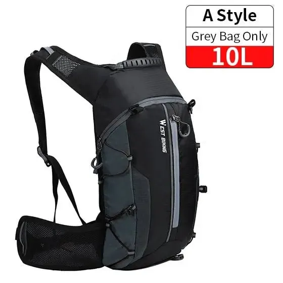 WEST BIKING Bike Bags Portable Waterproof Backpack 10L Cycling Water Bag Outdoor Sport Climbing Hiking Pouch Hydration Backpack