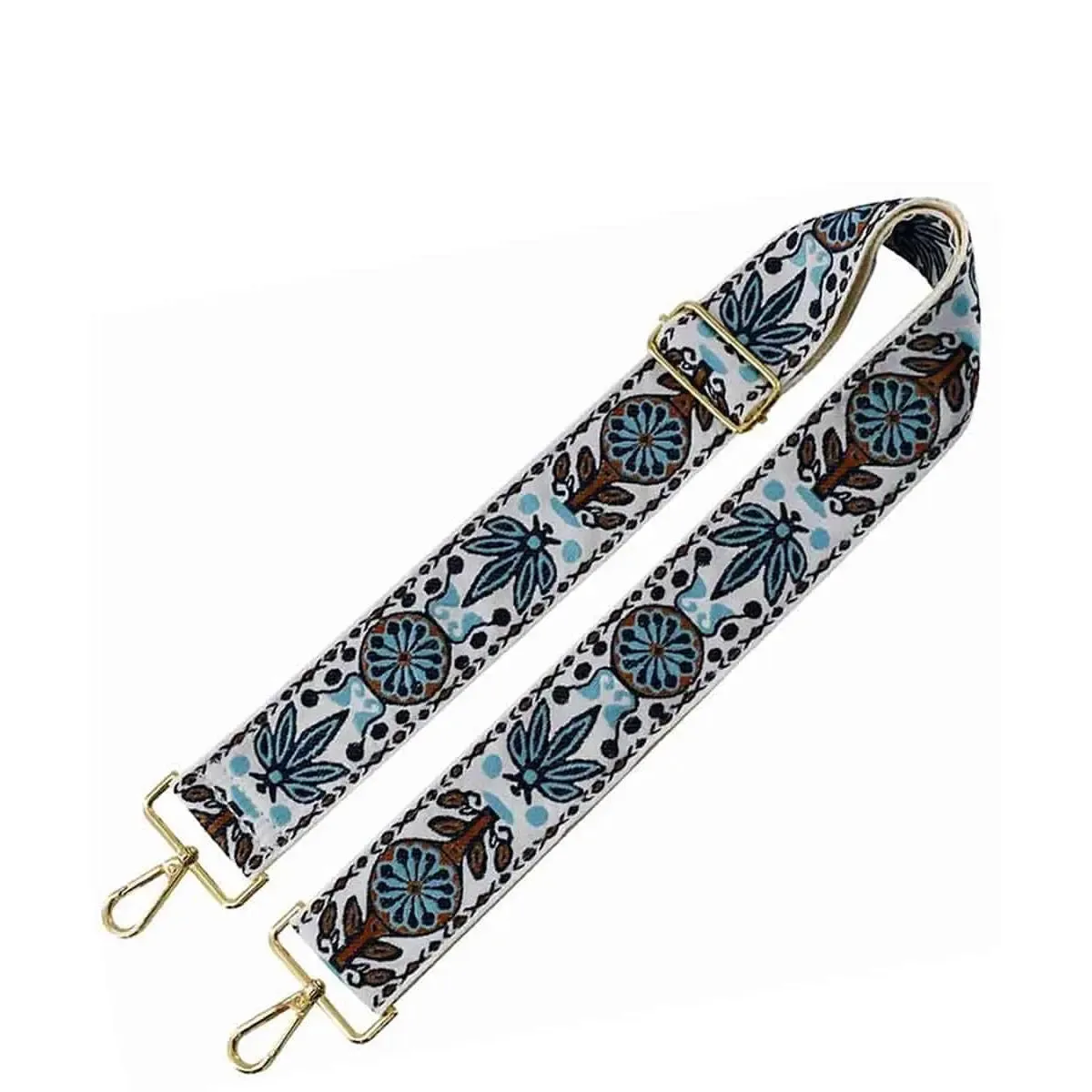 Wide Tribal Pattern Guitar Bag Strap 2"