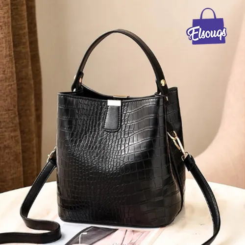 Women Crocodile Pattern Handbag