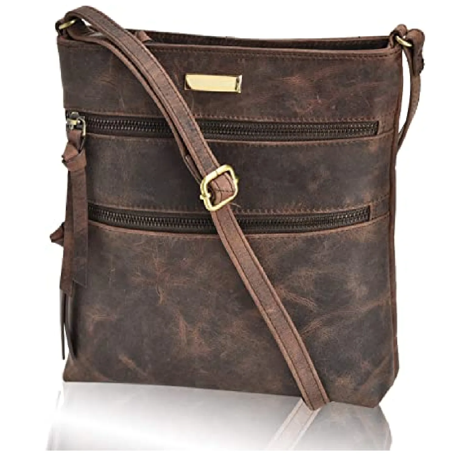 Women Leather Crossbody Small Long Crossbody Over The Shoulder