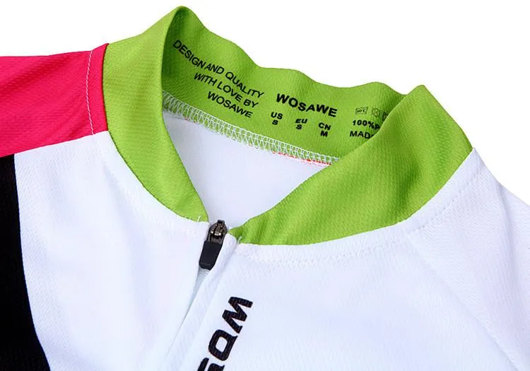 WOSAWE Multi-color Long Sleeve Cycling Jersey