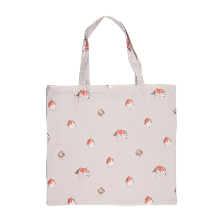 Wrendale Designs Foldable Shopping Bag - Jolly Robin