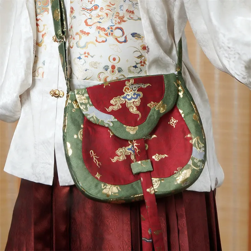 Xiao Bao 小包 Little Merchant's Bag Ming Dynasty Brocade Crossbody Satchel